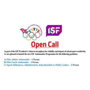 Open Call for ISF Ambassador Program 2026